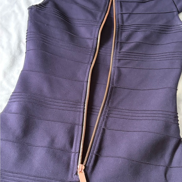 Ted Baker Strapless Purple Dress - Picture 4 of 11